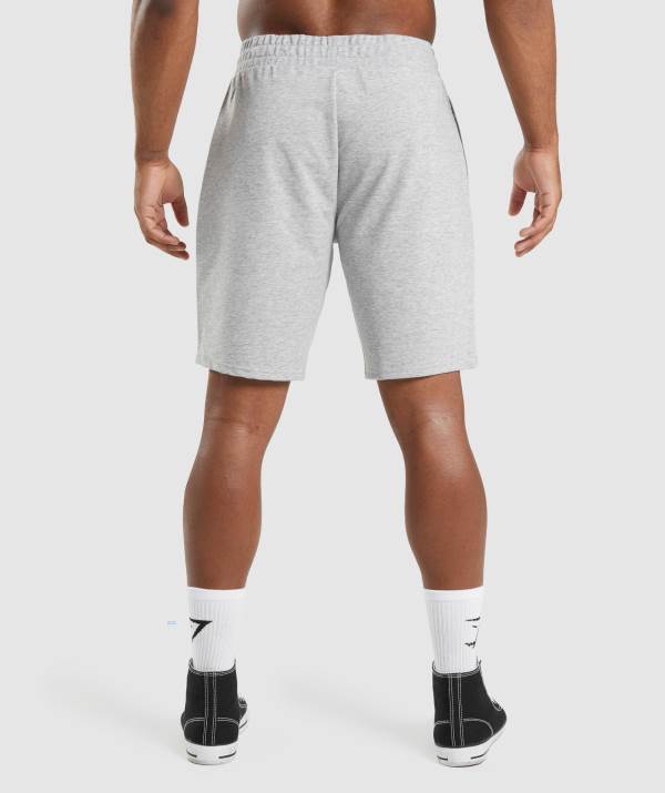 Panske Šortky Gymshark Critical 9" Svetlo Siva | RI0279635
